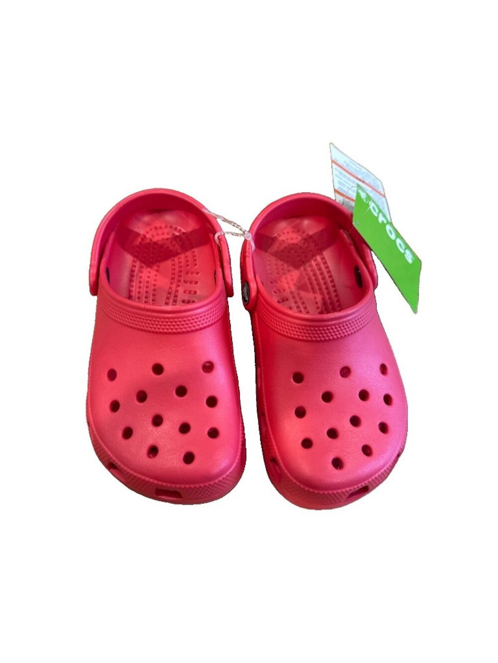 Crocs Kids Classic Clogs Size J1 Junior 1 M1/W3 Red Poppy Shoes NWT Waterproof